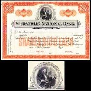 Franklin National Bank карта 1951