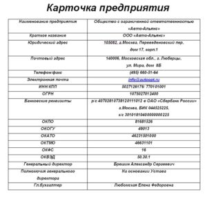 Покупки оплаченные банковской картой предприятия